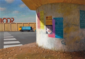 PYLON I by Jeffrey Smart